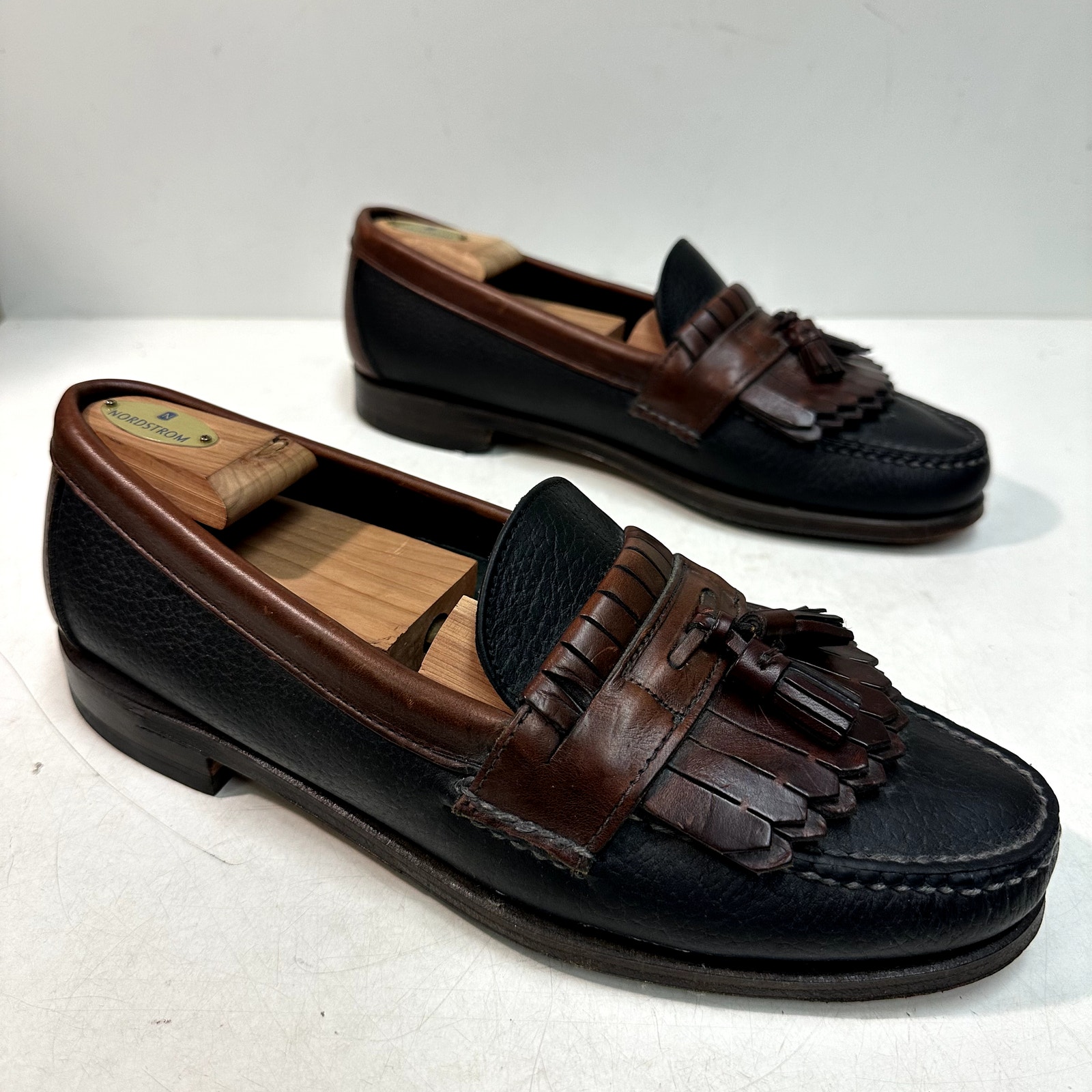 Euc Rancourt & Co X H. S. Trask Moccasin Tassel Loafer Handsewn Maine Usa 11.5 D — image 5 of 8